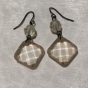 Antique gold tone earrings